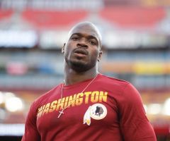 Christian NFL player Adrian Peterson says he and other players will take a knee during anthem