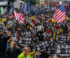 China issues arrest warrants for 6 Hong Kong pro-democracy activists, including US citizen