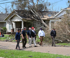 Trump visits areas hit by Cat. 4 Hurricane Laura that killed 16, left 650K without power