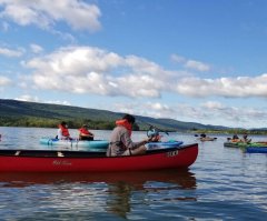 Church gathers in kayaks, canoes for creative worship on water amid pandemic