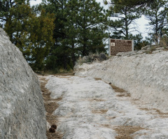 In Casper, remnants of the old Oregon Trail await