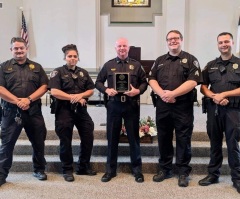 NC church honors local police officers with Visa gift cards, appreciation plaques