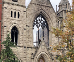 Massive fire destroys historic church that houses New York Liberty Bell