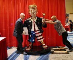 Donald Trump ‘thinks he’s like a god’ after golden statue emerges at CPAC, Michael Cohen says