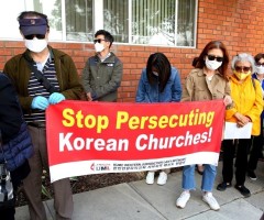 Methodists protest UMC bishop for terminating 3 theologically conservative Korean pastors