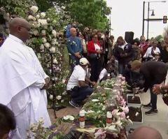 Hundreds gather at Tulsa church’s prayer wall for 100th anniversary of race massacre