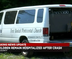 11 children injured in church bus crash, 2 critical as church asks for privacy