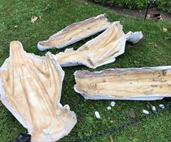 84-y-o statue destroyed outside NYC Catholic church: 'Becoming more common'