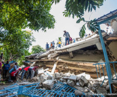 Christian groups rush to aid Haiti as earthquake death toll rises, Tropical Storm Grace strengthens