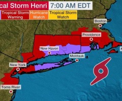 Tropical Storm Henri slams New England, causes flooding in NYC