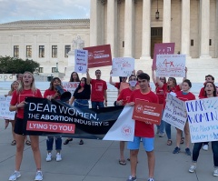 Pro-life group crashes abortion rally at Supreme Court ‘to be there as a light;' plans to continue mission 