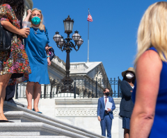 Marjorie Taylor Greene, Debbie Dingell shout over who’s a good Christian on Capitol steps