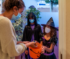 Churches hand out thousands of pounds of candy on Halloween while others decry 'pagan' holiday