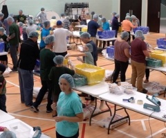 ‘God can accomplish great things’: North Carolina church packs 50,000 meals to send to Zambia