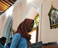 Vandals caught on camera desecrating historic church in India after Christmas prayers