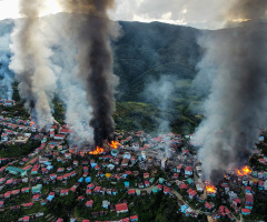 More churches burned down by Myanmar military amid massacres in predominantly Christian state