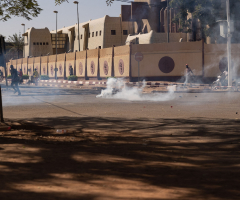 Burkina Faso's ruling party headquarters torched as 1.5 million displaced by jihadi violence