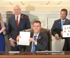 Gov. Stitt signs law banning most abortions, seeks to make Oklahoma 'most pro-life state'