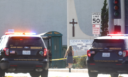 1 dead, 4 critically injured by gunman at Presbyterian church in California; suspect is in police custody 