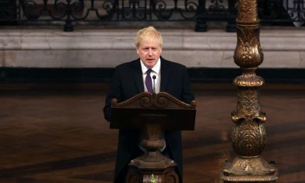 Boris Johnson reads from Philippians at Platinum Jubilee honoring Queen Elizabeth's reign