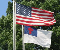 Christian flag raised at Boston City Hall months after Supreme Court ruling 