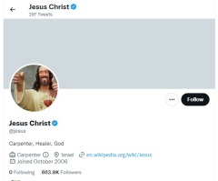 Parody ‘Jesus Christ’ account gets verified on Twitter and lots of prayer requests