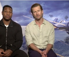 Glen Powell, Jonathan Majors discuss bringing true story of Christian pilot to life in 'Devotion'