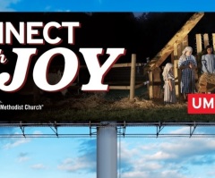 United Methodist Church launches Christmas campaign with ads in Times Square, several cities