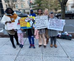 Activists protest Nigerian president's speech at US Institute of Peace amid 'genocidal' violence