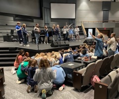 'God can speak in showers or waves': Tennessee middle school students lead in prayer, song and repentance 