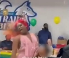 Drag queen gives lap dance to student at LGBT pride event open to high schoolers