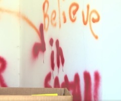 'Believe in Satan': Vandals deface church with phallic images, 666 in Easter Sunday attack 