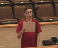 12-year-old sent home for wearing 'there are only 2 genders' T-shirt confronts school board