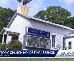 Historic 182-year-old Alabama church closes its doors due to dwindling attendance