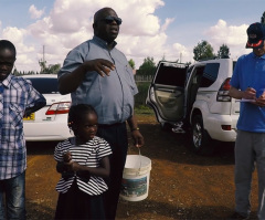 Texas-based Christian ministry provides clean water to residents living near polluted river in Kenya