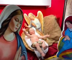 Catholic church stokes outrage for 'blasphemous and provocative' same-sex Nativity scene