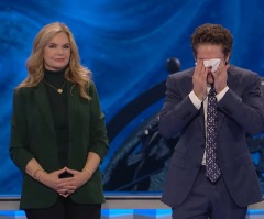 Tearful Joel Osteen announces Lakewood Church paid off $100M Bank of America loan