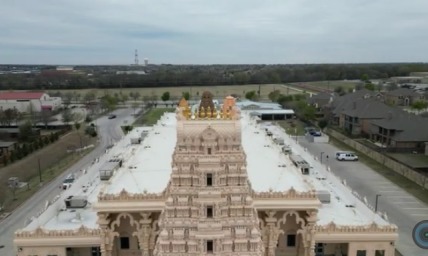 Hindu temple linked with 'supremacist' group erases Texas church, residential community from website image