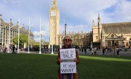 British pensioner on trial for offering to talk to women in crisis pregnancies