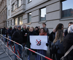 Thousands of Russians joined protest against Putin who secured 5th term as Russia's president 