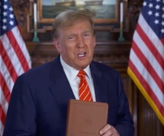 Trump rolls out 'God Bless the USA' Bible during Holy Week, warns Christians 'under siege'