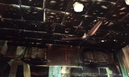 Fire destroys church on Easter weekend; congregation suspects arson