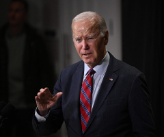 Biden stokes outrage for making sign of the cross at pro-abortion rally: 'Truly sacrilegious'