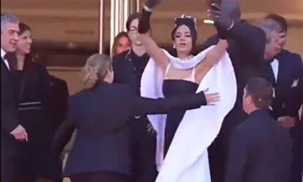 Cannes Film Festival: Actress fights to show Jesus crown of thorns dress; man wins best actress award