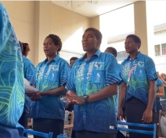 Team Fiji goes viral singing worship hymns in Olympic Village: 'So beautiful'