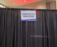 DNC features 'gender-neutral prayer room,' repurposed 'all-gender' women's rooms