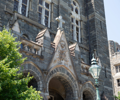 Georgetown investigating vandalism of crucifix, Catholic symbols as 'potential hate crimes'