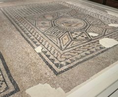 Ancient Christian mosaic containing one of the earliest references to Jesus' divinity unveiled