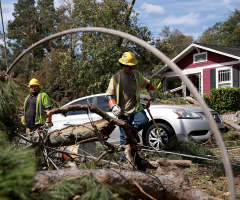 Grandparents found hugging each other after fallen tree killed them in SC home; Helene death toll rises 