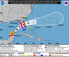 Hurricane Milton to slam Florida Gulf Coast as region reels from Helene 